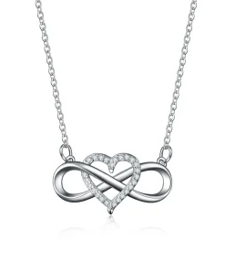 Zirocn Infinity Heart Necklace