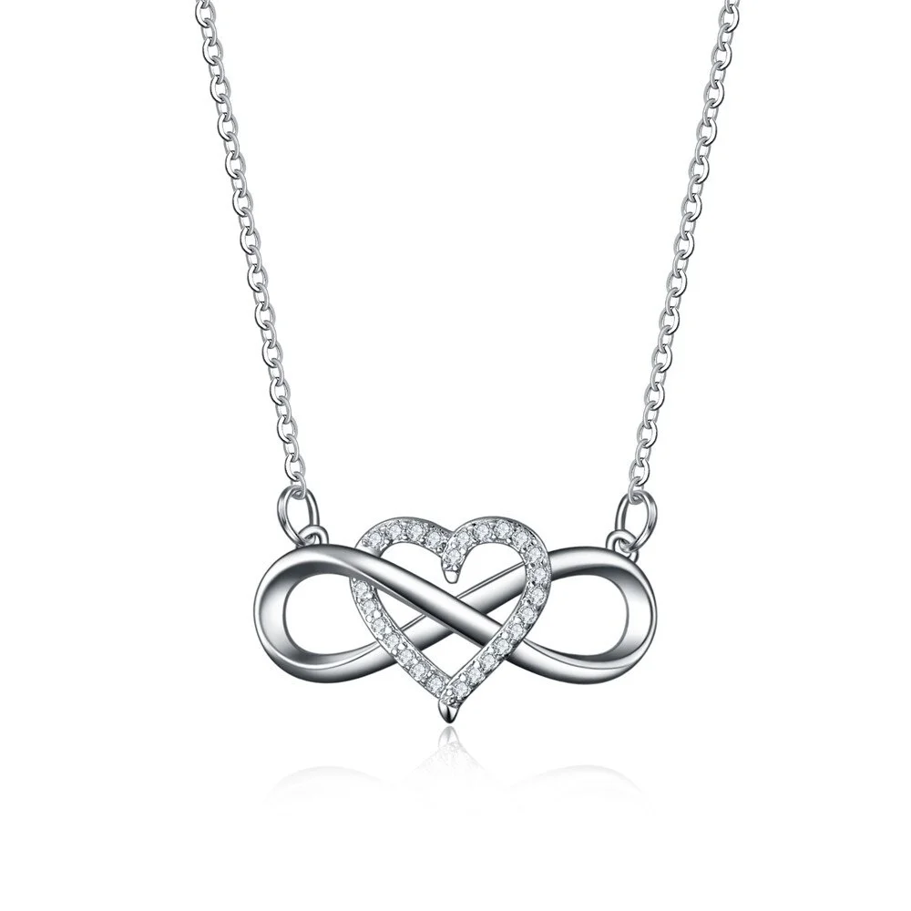 Zirocn Infinity Heart Necklace