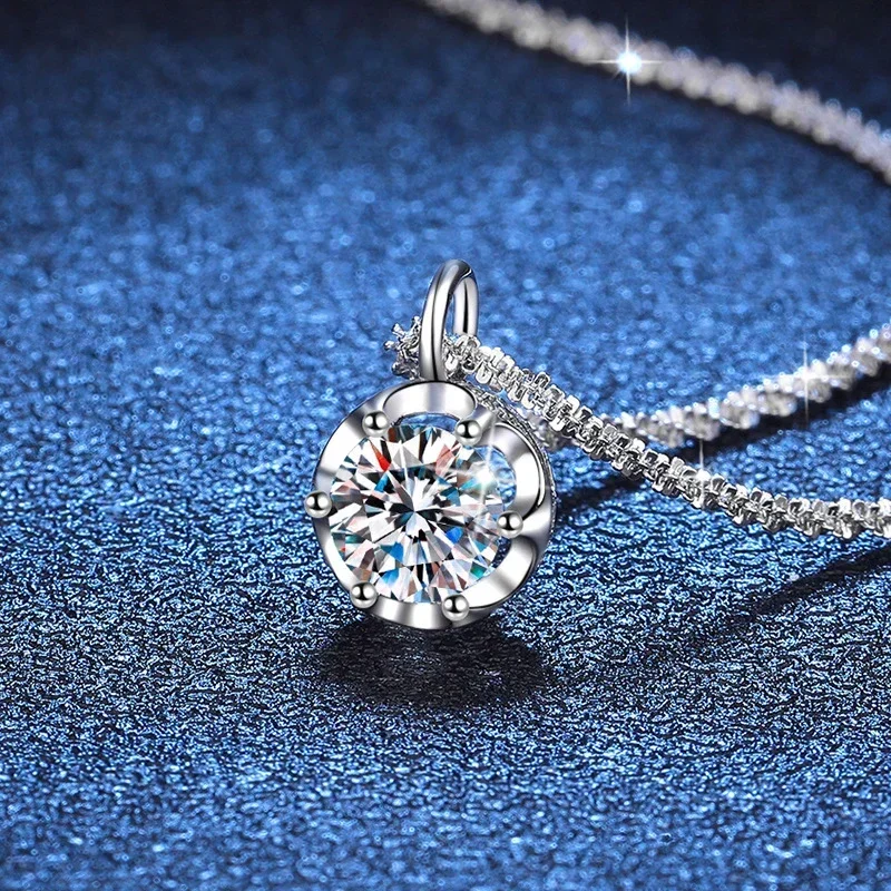 NeeTim Moissanite Necklace with Certificate - Image 3