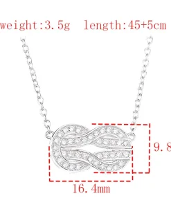 Alternative view of Rrjzz Heart Infinity  Necklace